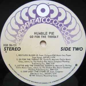 Humble Pie – Go For The Throat