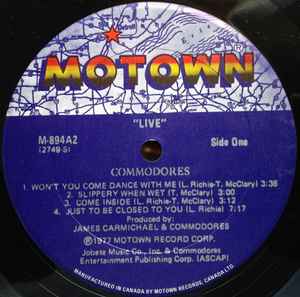 Commodores – Live! 1977 Original