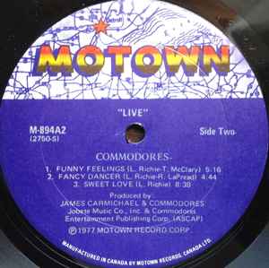Commodores – Live! 1977 Original