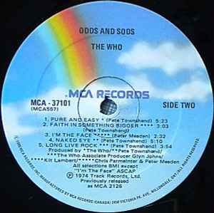 The Who – Odds & Sods - 1980
