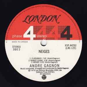 André Gagnon – Neiges - 1975