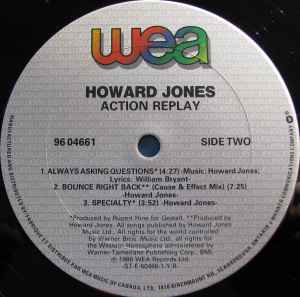 Howard Jones – Action Replay VinylPursuit.com
