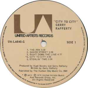 Gerry Rafferty – City To City - 1978!