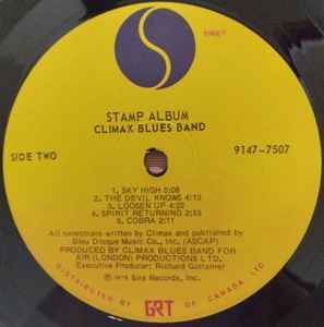 Climax Blues Band – Stamp Album - 1975!