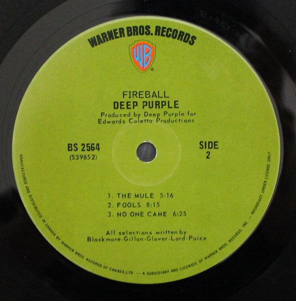 Deep Purple – Fireball - 1971 Original VinylPursuit.com