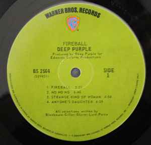 Deep Purple – Fireball - 1971 Original VinylPursuit.com