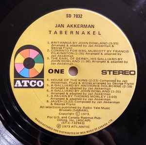 Jan Akkerman – Tabernakel - 1973