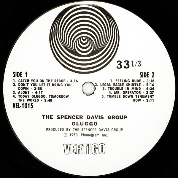 The Spencer Davis Group – Gluggo - 1973 US Pressing