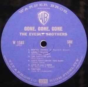 The Everly Brothers* – Gone, Gone, Gone - 1965 Mono