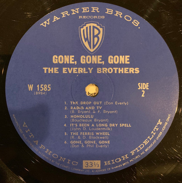 The Everly Brothers* – Gone, Gone, Gone - 1965 Mono