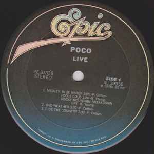 Poco – Live - 1978 - US Pressing