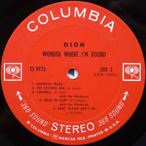 Dion – Wonder Where I'm Bound - 1969 Rare