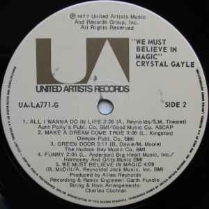 Crystal Gayle – We Must Believe In Magic - 1977