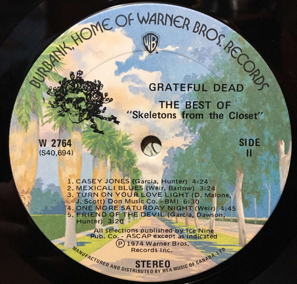 The Grateful Dead – The Best Of The Grateful Dead Skeletons From The Closet - 1974 Rare