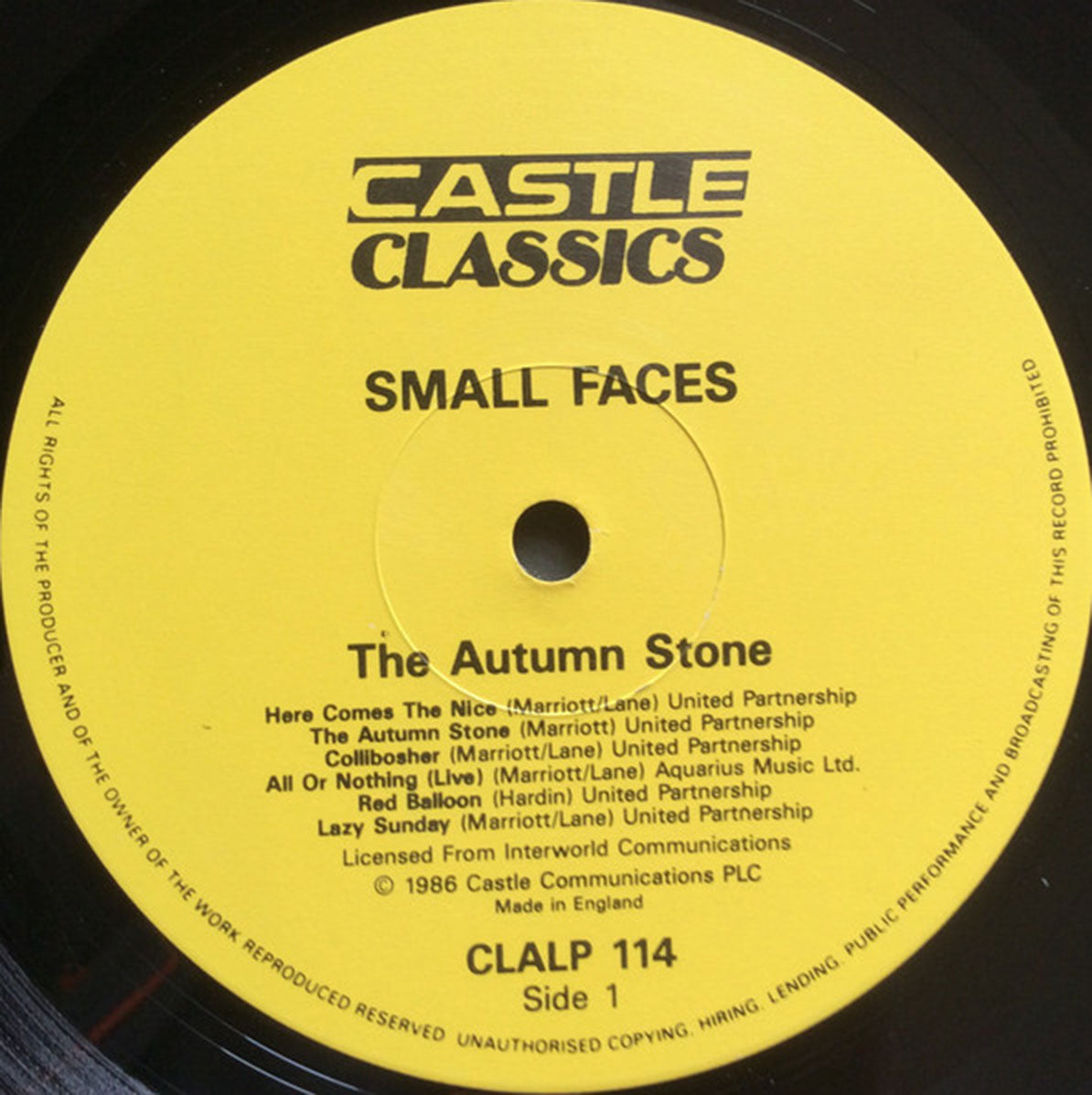 Small Faces – The Autumn Stone UK Pressing – Vinyl Pursuit Inc