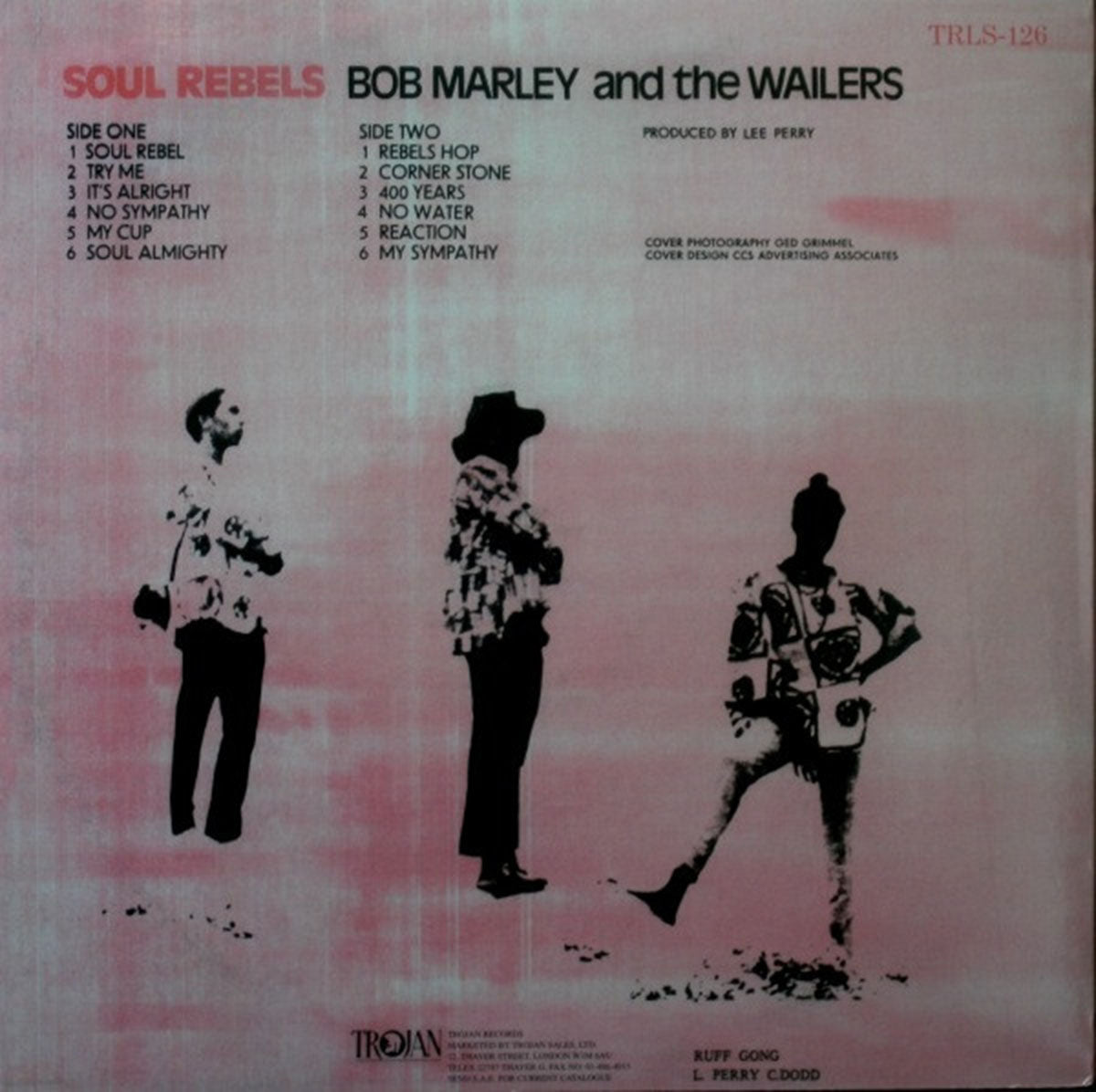 Bob Marley And The Wailers – Soul Rebels - US Pressing