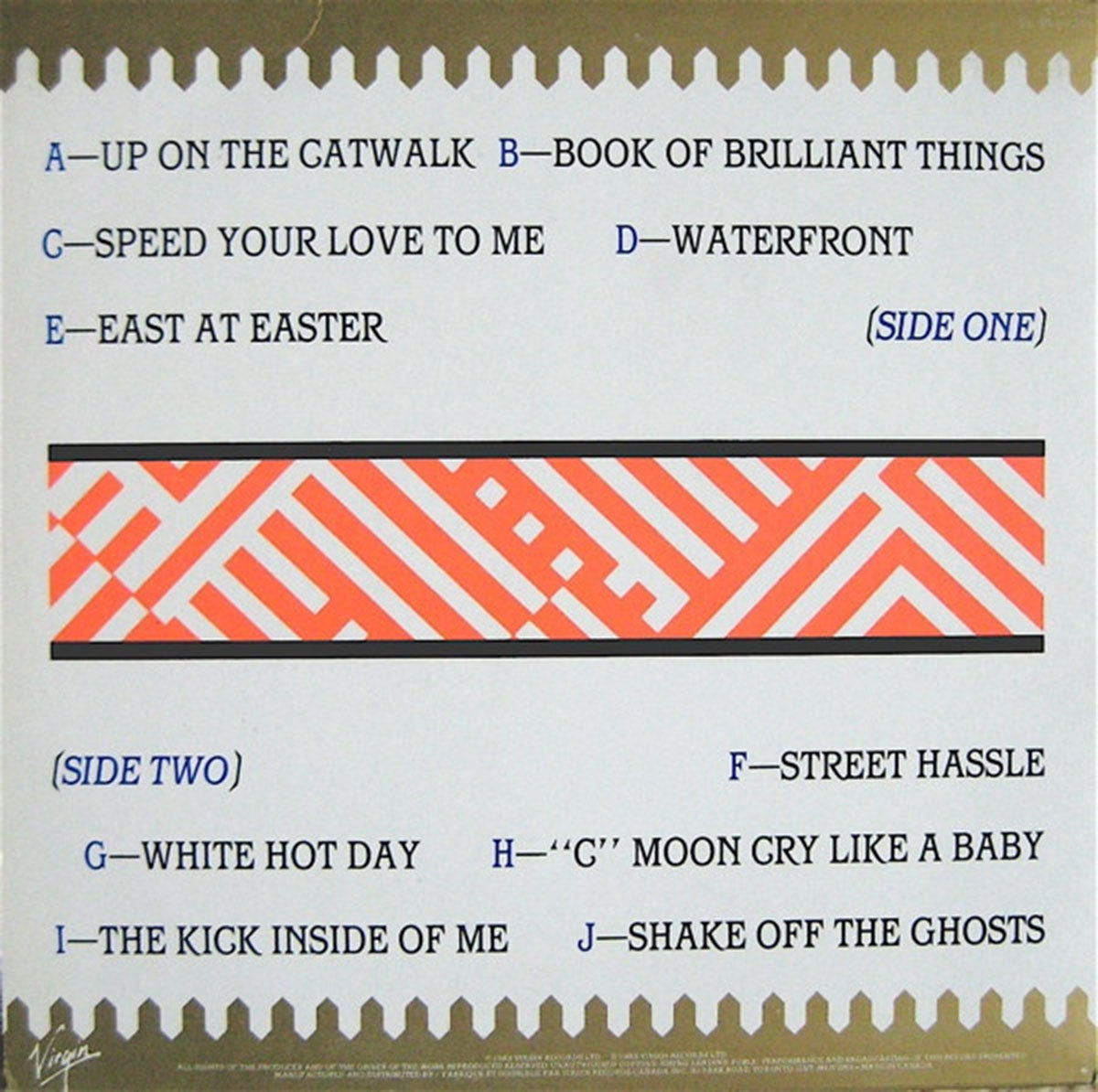Simple Minds – Sparkle In The Rain - 1984