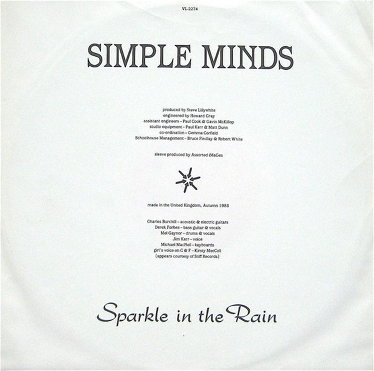 Simple Minds – Sparkle In The Rain - 1984