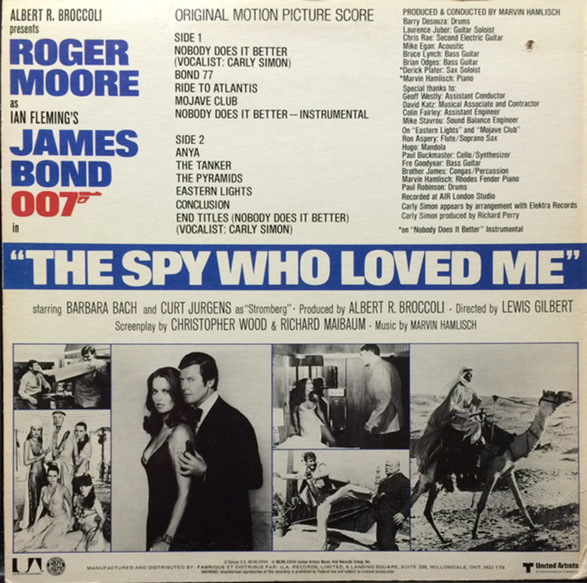 James Bond  - The Spy Who Loved Me - Soundtrack