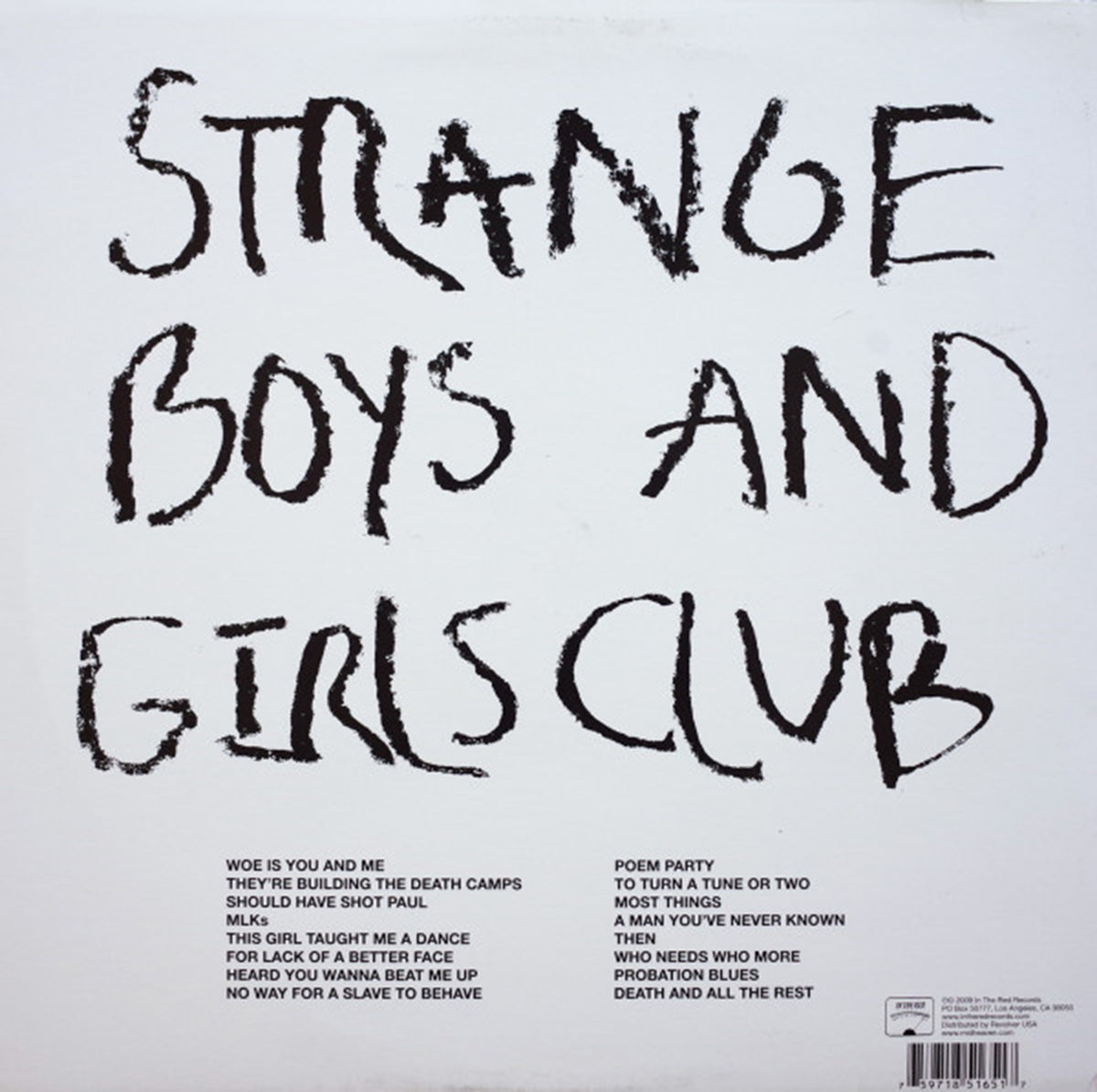 Strange Boys – And Girls Club