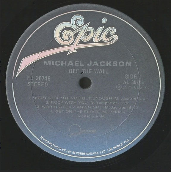 Michael Jackson ‎– Off the Wall - 1979 Original!