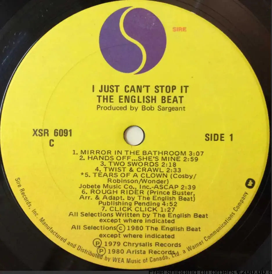 The English Beat - I Just Can't Stop It - NM- VinylPursuit.com