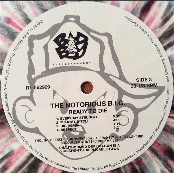 The Notorious BIG – Ready To Die - SPLATTER VINYL! VinylPursuit.com