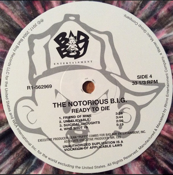 The Notorious BIG – Ready To Die - SPLATTER VINYL! VinylPursuit.com