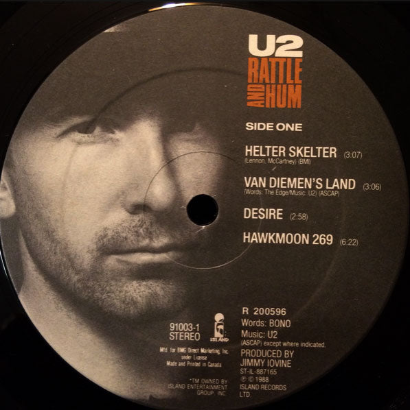 U2 ‎– Rattle And Hum - 1988 US Pressing VinylPursuit.com