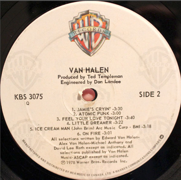 Van Halen - Van Halen - 1983 Pressing