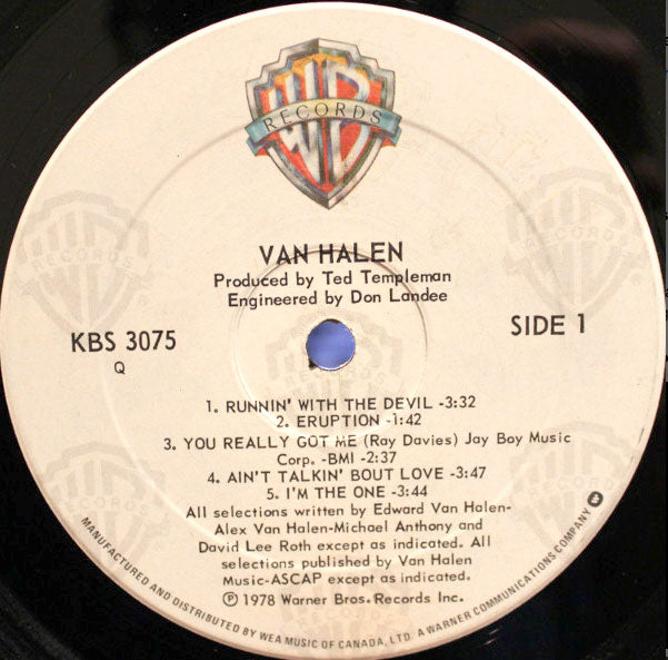 Van Halen - Van Halen - 1983 Pressing