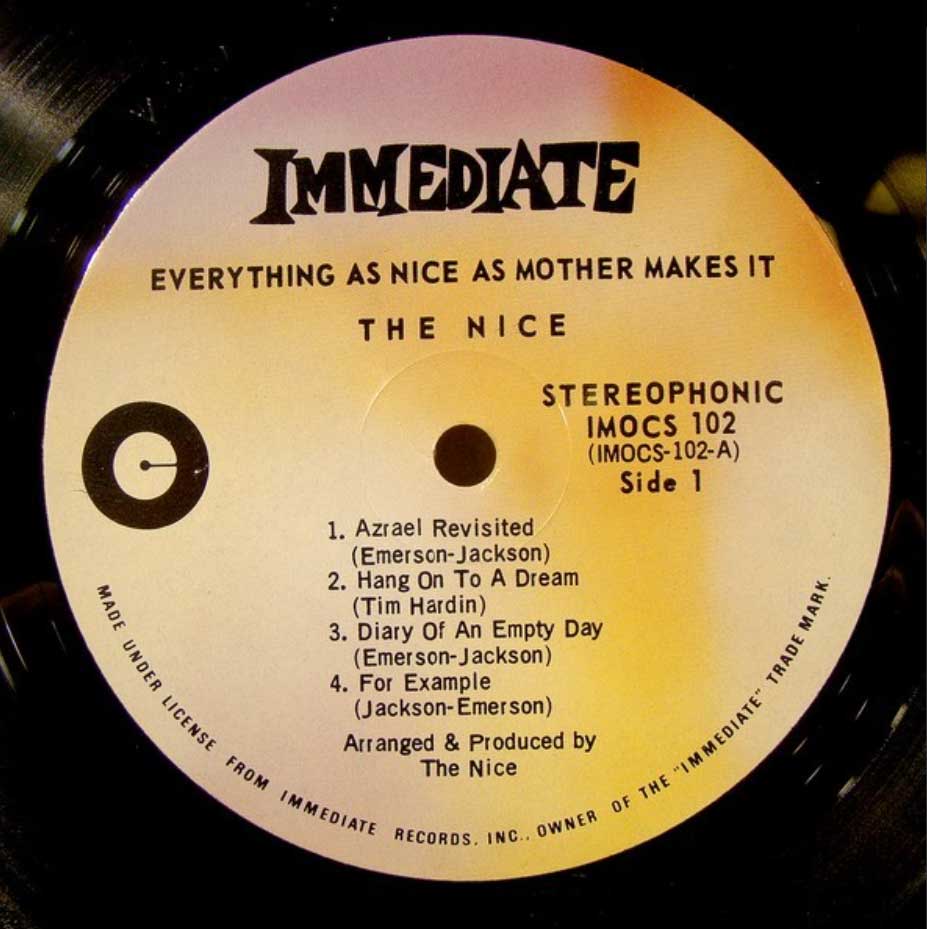 The Nice - Everything As Nice As Mother Makes It - RARE