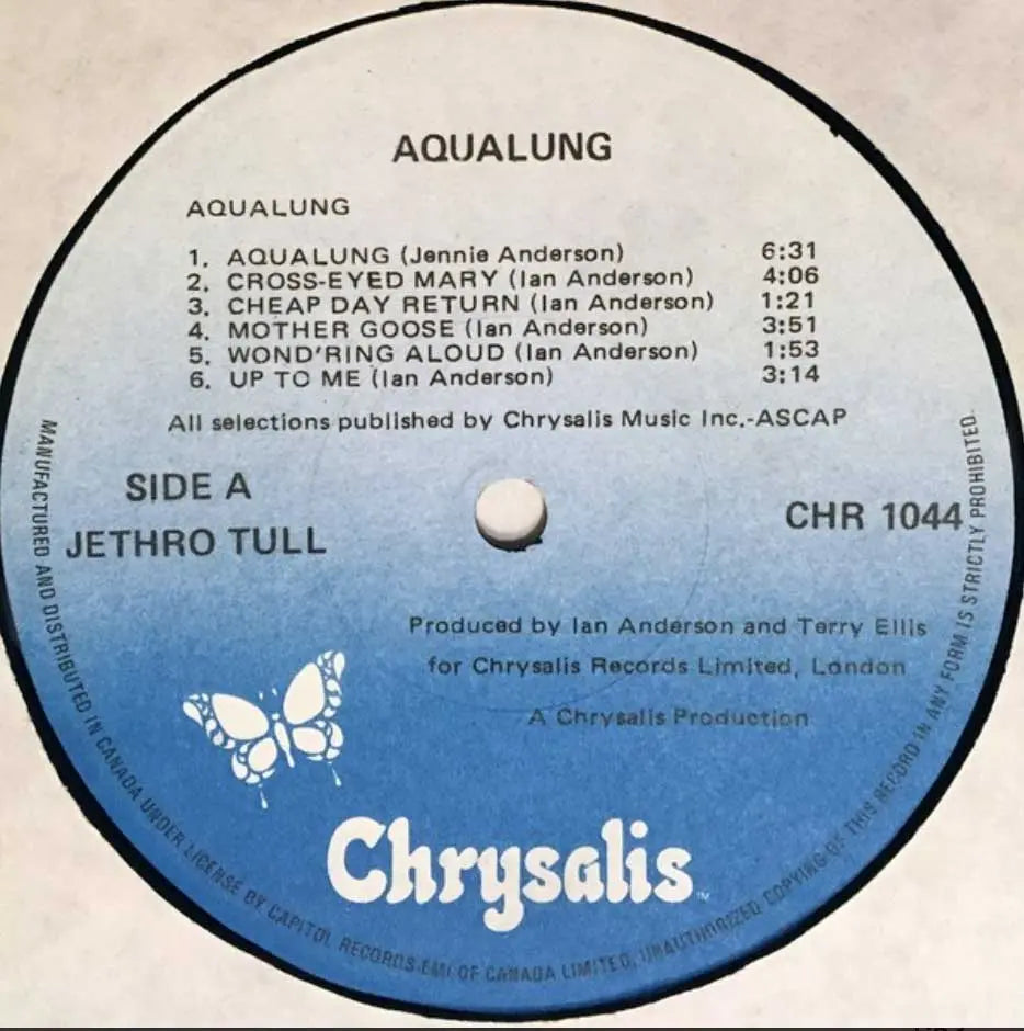Jethro Tull - Aqualung - Original VinylPursuit.com
