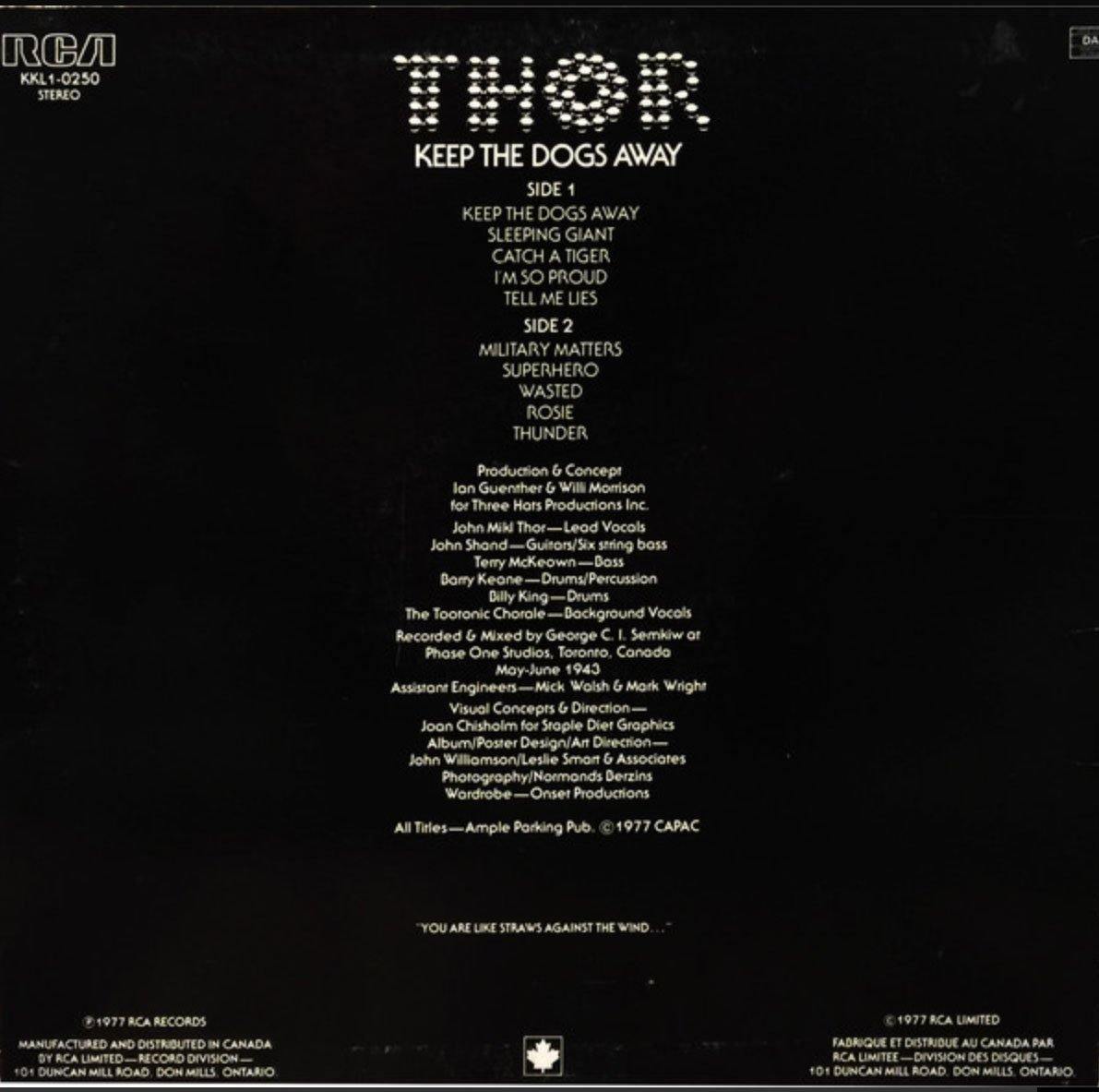 THOR ‎– Keep The Dogs Away - VinylPursuit.com
