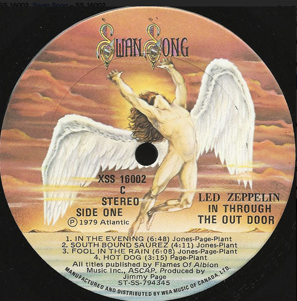 Led Zeppelin ‎–  In Through The Out Door - 1979 Original!