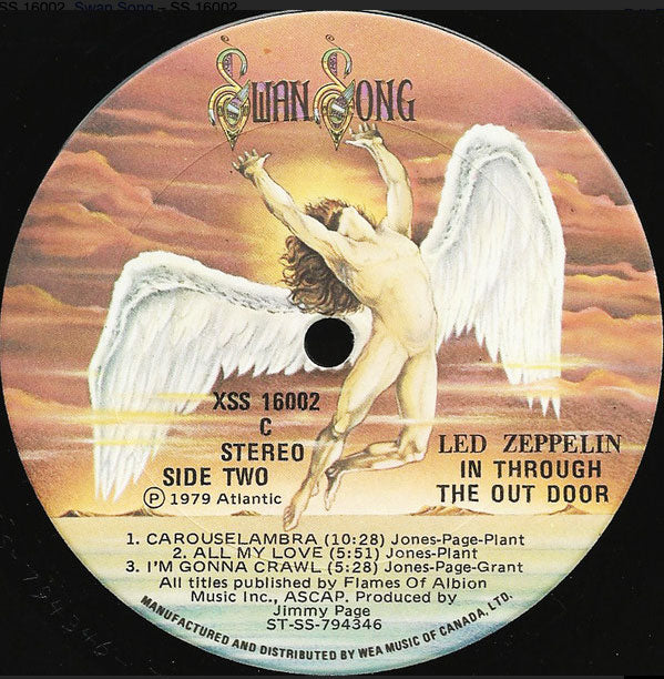Led Zeppelin ‎–  In Through The Out Door - 1979 Original!