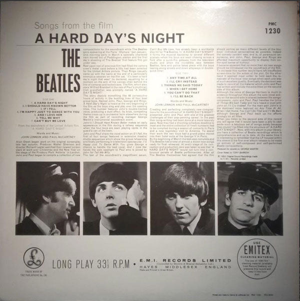 The Beatles - A Hard Day's Night - UK MONO Rare – Vinyl Pursuit Inc