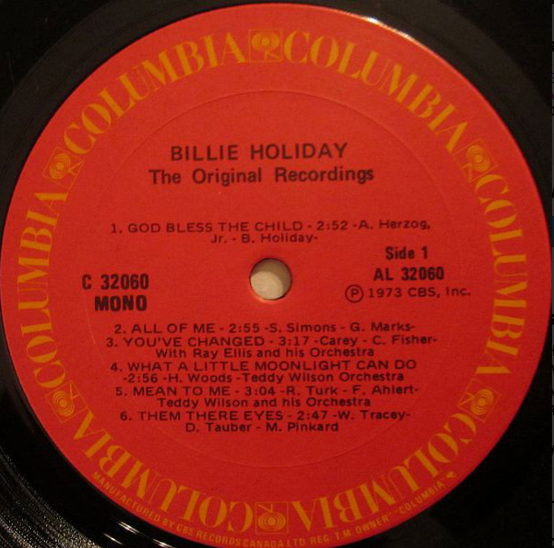 Billie Holiday- The Original Recordings - Mono