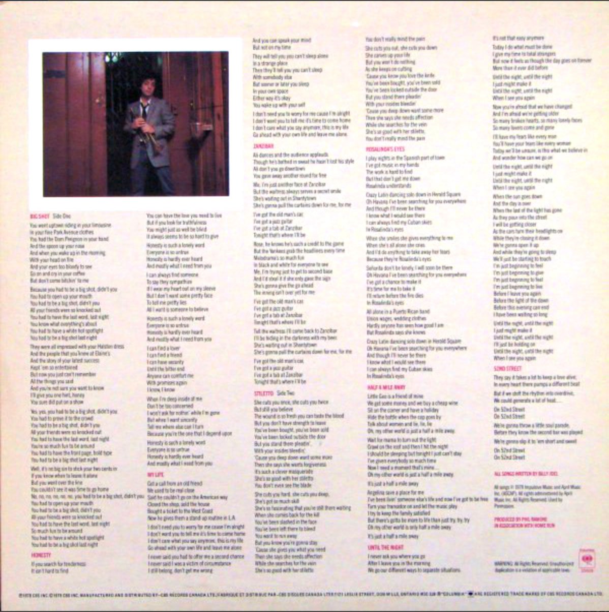 Billy Joel – 52nd Street