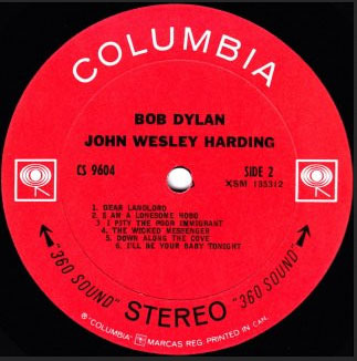 Bob Dylan – John Wesley Harding - 1968!