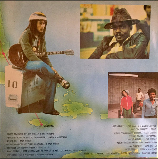 Bob Marley & The Wailers ‎– Babylon By Bus - 1979 German Pressing with Poster, Rare!