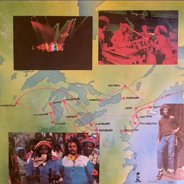 Bob Marley & The Wailers ‎– Babylon By Bus - 1979 German Pressing with Poster, Rare!