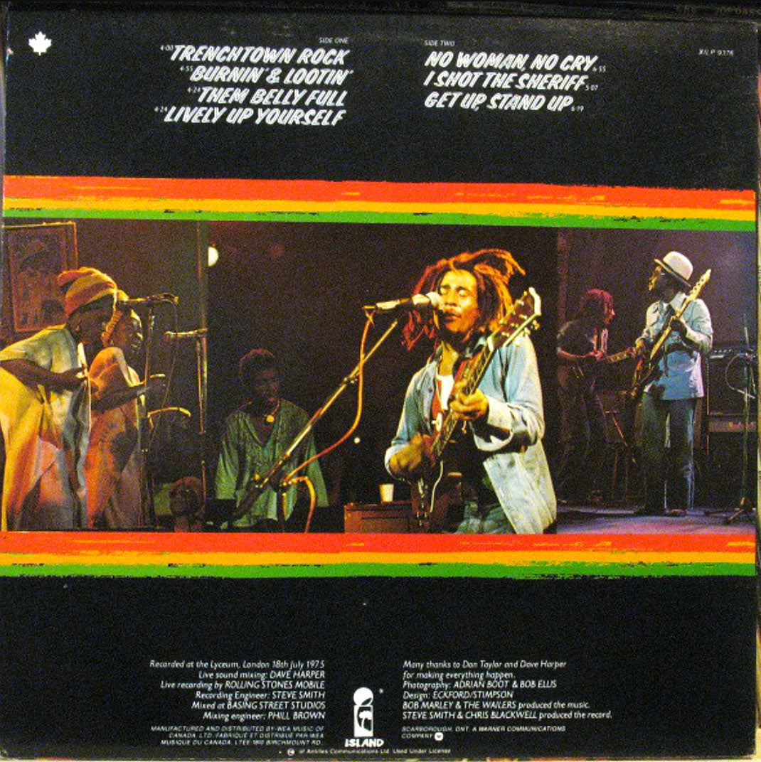 Bob Marley and The Wailers - Live!