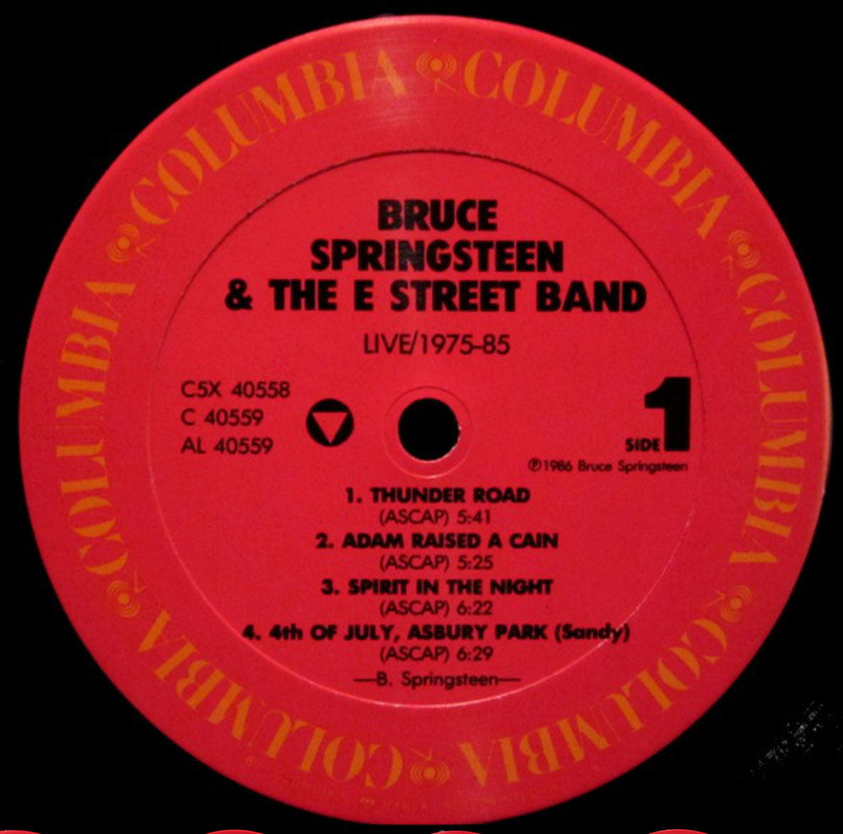 Bruce Springsteen & The E Street Band – 1986 5-Album BoxSet