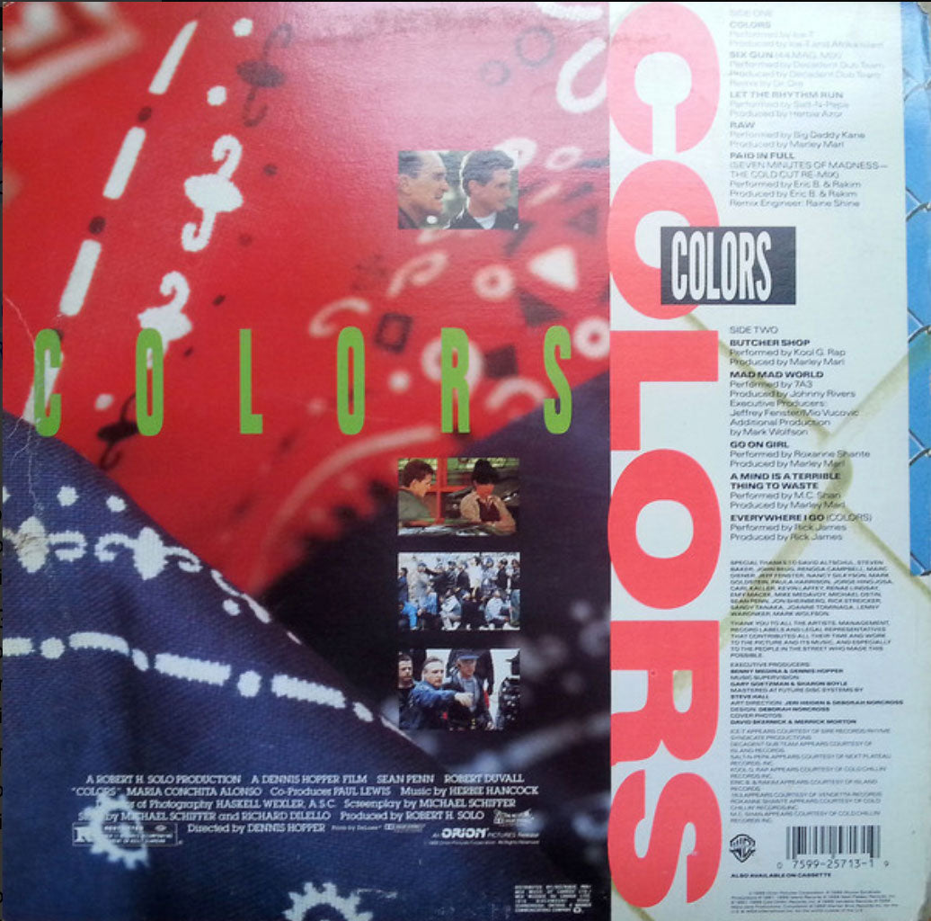 Colors - Original Soundtrack, 1988 Original in Shrinkwrap!