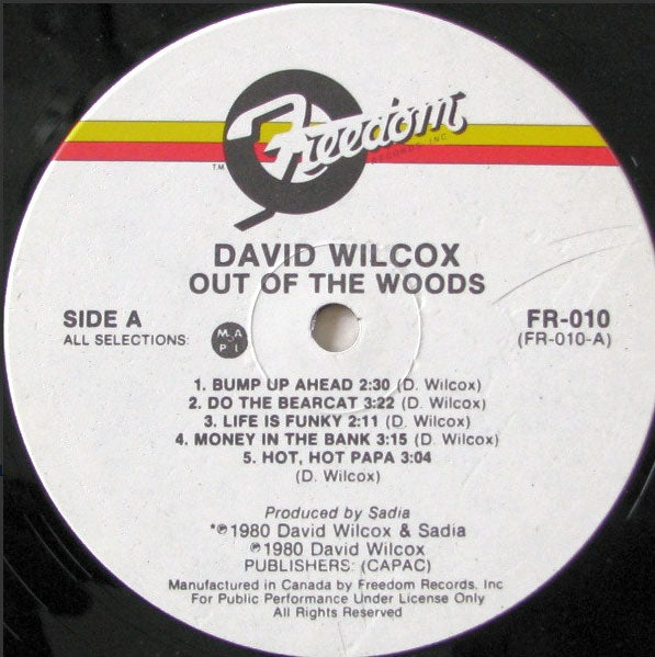David Wilcox - Out Of The Woods - 1980 VinylPursuit.com