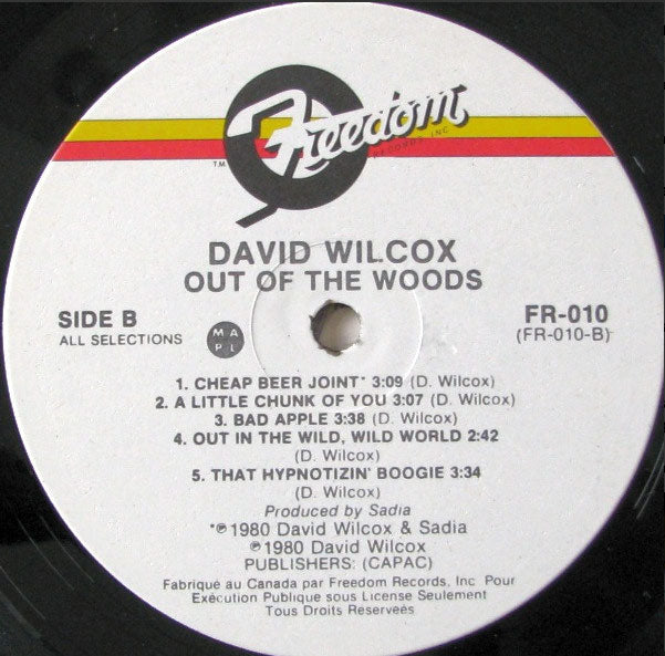 David Wilcox - Out Of The Woods - 1980 VinylPursuit.com
