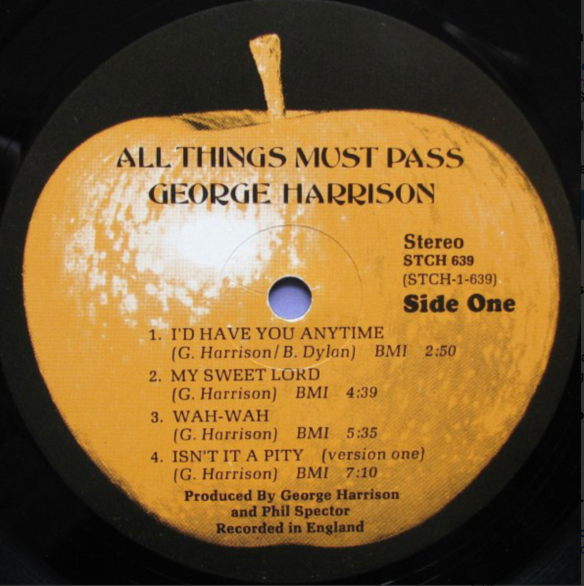 George Harrison - All Things Must Pass - 1970 Original, 3-Album Box-Set