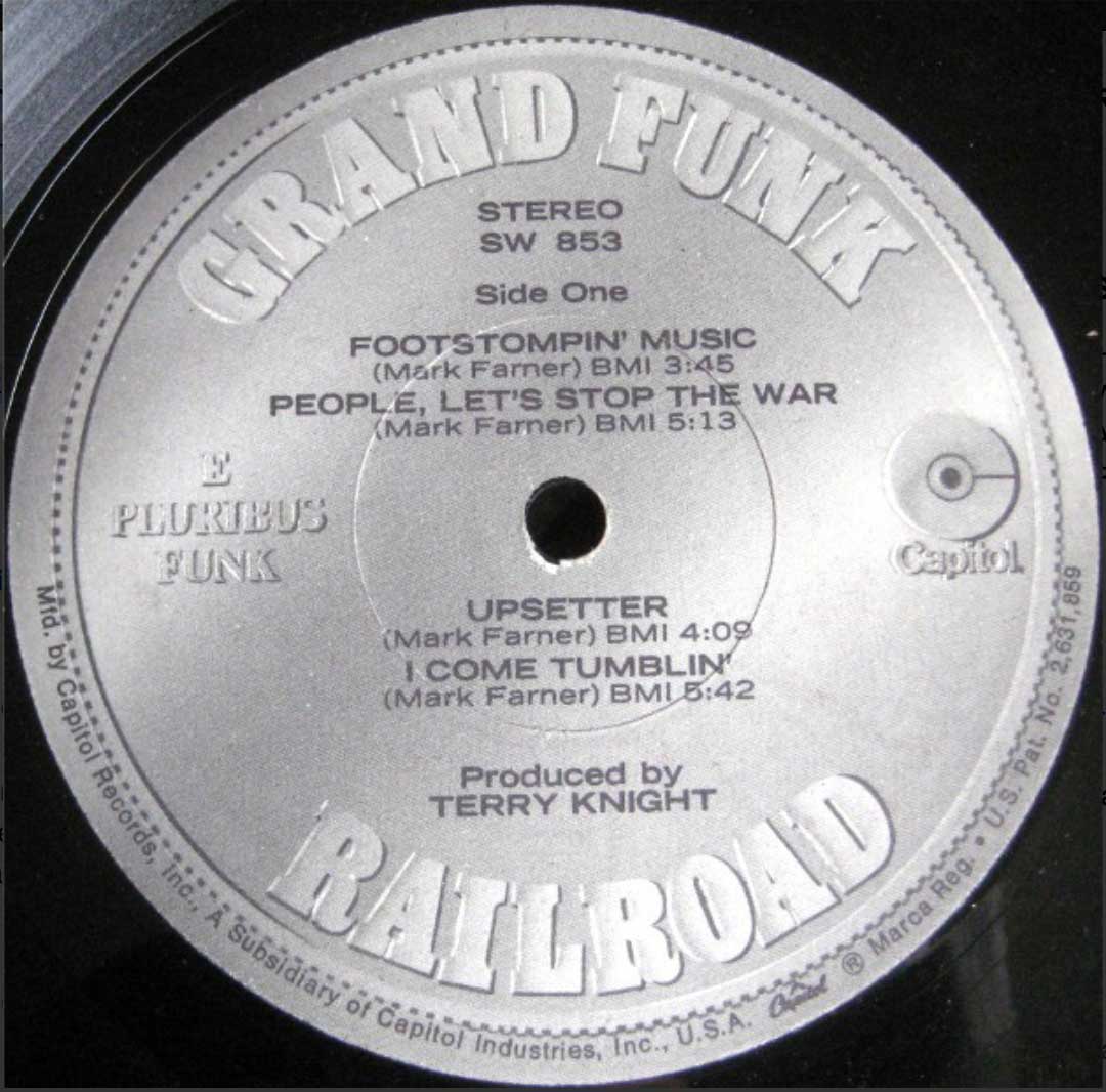 Grand Funk Railroad - E Pluribus Funk - US Pressing - RARE