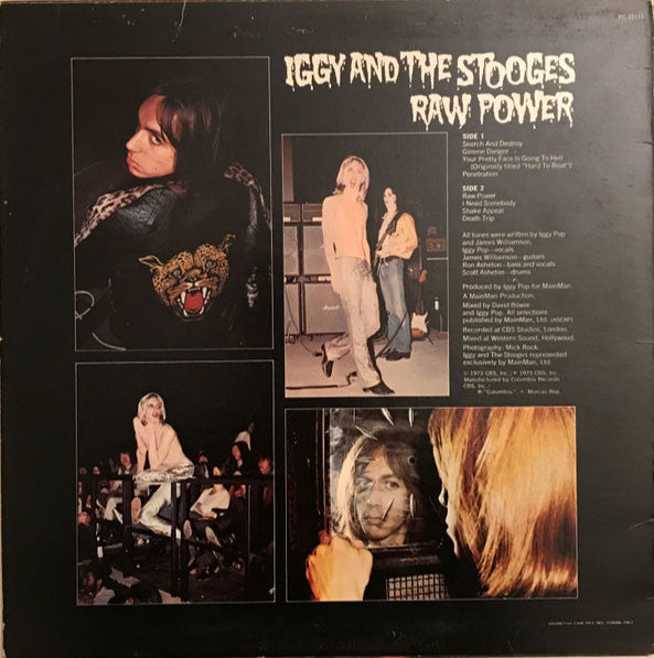 Iggy And The Stooges ‎– Raw Power - ORIGINAL!